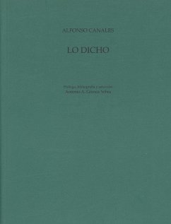 Lo dicho - Gómez Yebra, Antonio A.; Canales Pérez, Alfonso