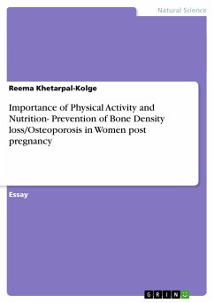 Importance of Physical Activity and Nutrition- Prevention of Bone Density loss/Osteoporosis in Women post pregnancy