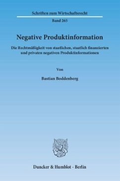 Negative Produktinformation - Boddenberg, Bastian