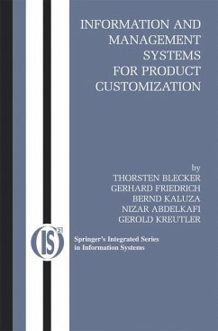 Information and Management Systems for Product Customization - Blecker, Thorsten;Friedrich, Gerhard;Kaluza, Bernd