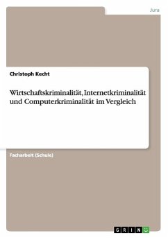 Wirtschaftskriminalität, Internetkriminalität und Computerkriminalität im Vergleich - Kecht, Christoph