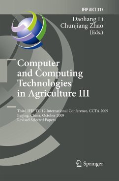 Computer and Computing Technologies in Agriculture III