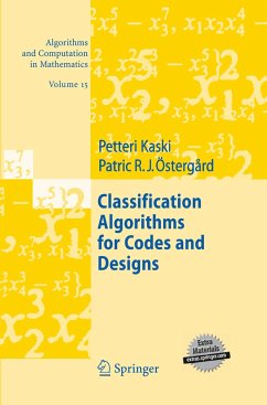 Classification Algorithms for Codes and Designs - Kaski, Petteri;Östergård, Patric R.J.