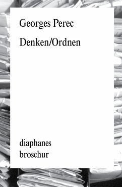 Denken/Ordnen (eBook, ePUB) - Perec, Georges
