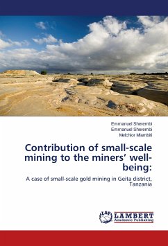 Contribution of small-scale mining to the miners' well-being: - Sherembi, Emmanuel;Sherembi, Emmanuel;Mlambiti, Melchior