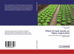 Effect of Lead nitrate on Vigna unguiculata - Janmeda, Pracheta;Sharma, Vinay