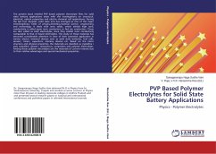 PVP Based Polymer Electrolytes for Solid State Battery Applications