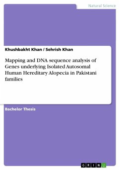 Mapping and DNA sequence analysis of Genes underlying Isolated Autosomal Human Hereditary Alopecia in Pakistani families - Khan, Sehrish;Khan, Khushbakht
