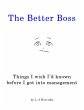 The Better Boss (eBook, ePUB) - Bild 1
