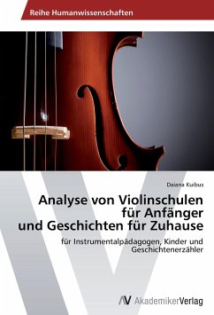 Analyse von Violinschulen für Anfänger und Geschichten für Zuhause