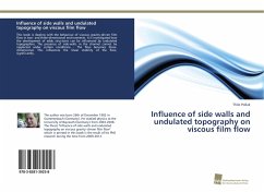 Cover Influence of side walls and undulated topography on viscous film flow