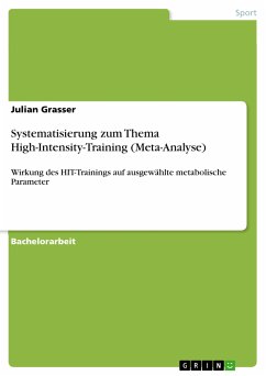 Systematisierung zum Thema High-Intensity-Training (Meta-Analyse) (eBook, PDF) - Grasser, Julian