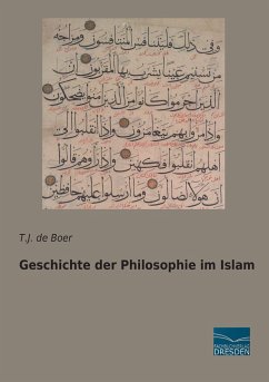 Geschichte der Philosophie im Islam - de Boer, T. J.