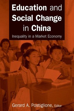 Education and Social Change in China: Inequality in a Market Economy (eBook, PDF) - Postiglione, Gerard A.