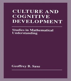 Culture and Cognitive Development (eBook, PDF) - Saxe, Geoffrey B.