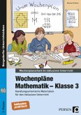 Wochenpläne Mathematik - Klasse 3, m. 1 CD-ROM