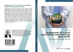 Development of a social sustainability index for mega sport events - Haag, Anton