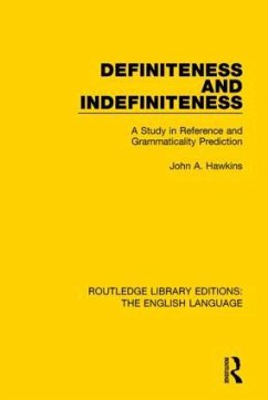 Definiteness and Indefiniteness - Hawkins, John A