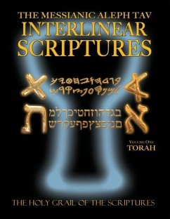 Messianic Aleph Tav Interlinear Scriptures Volume One the Torah, Paleo and Modern Hebrew-Phonetic Translation-English, Bold Black Edition Study Bible - Sanford, William H.