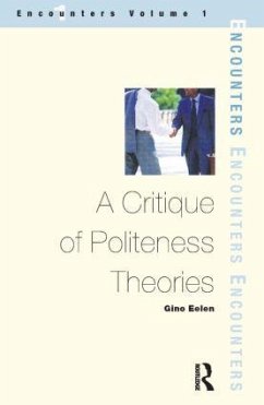 A Critique of Politeness Theory - Eelen, Gino