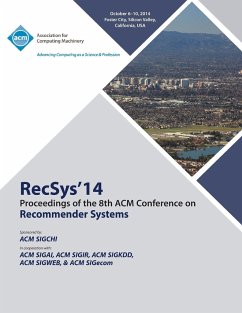 RecSys14, 8th ACM Conference on Recommender Systems - Recsys 14 Conference Committee