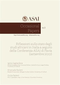 Occasional Papers n.1 (eBook, PDF) - Gagliardone, Iginio; Paoletti, Emanuela