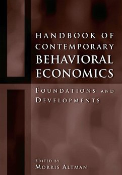 Handbook of Contemporary Behavioral Economics (eBook, ePUB) - Altman, Morris