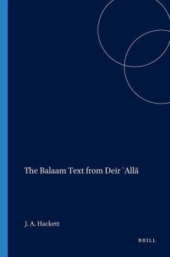 The Balaam Text from Deir `Allã - Hackett, Jo Ann