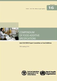 Compendium of Food Additive Specifications: Joint Fao/Who Expert Committee on Food Additives 79th Meeting 2014