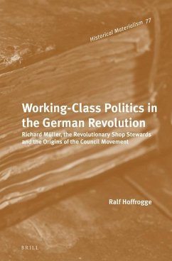 Working-Class Politics in the German Revolution: Richard Müller, the Revolutionary Shop Stewards and the Origins of the Council Movement - Hoffrogge, Ralf