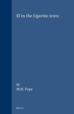 El in the Ugaritic Texts - Pope, M H