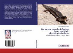 Nematode parasite infesting lizard and their physiological effects
