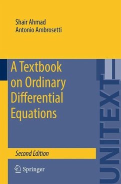 A Textbook on Ordinary Differential Equations - Ahmad, Shair;Ambrosetti, Antonio