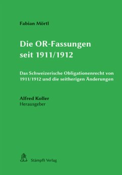 Cover Die OR-Fassungen seit 1911/1912
