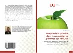 Analyse de la patuline dans les compotes de pommes par HPLC/UV