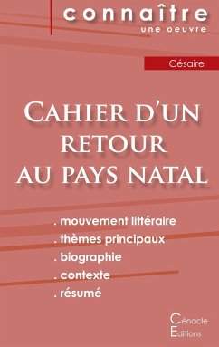 Fiche de lecture Cahier d'un retour au pays natal de Césaire (Analyse littéraire de référence et résumé complet) - Césaire, Aimé