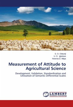 Measurement of Attitude to Agricultural Science