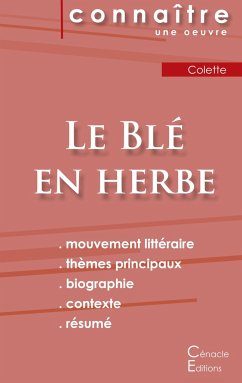 Fiche de lecture Le Blé en herbe de Colette (Analyse littéraire de référence et résumé complet)
