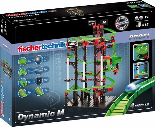 Fischertechnik 533872 - PROFI Dynamic M-Kugelbahn, 4 Modelle, 550 Teile, …  - Bei bücher.de