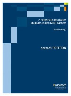 Cover Potenziale des dualen Studiums in den MINT-Fächern