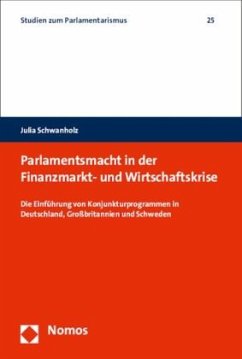 Parlamentsmacht in der Finanzmarkt- und Wirtschaftskrise - Schwanholz, Julia