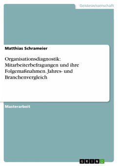 Mitarbeiterbefragungen und ihre Folgemaßnahmen im Jahres- und Branchenvergleich (eBook, ePUB) - Schrameier, Matthias
