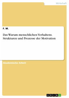 Das Warum menschlichen Verhaltens. Strukturen und Prozesse der Motivation (eBook, PDF) - M., F.