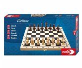 Noris 606108014 - Deluxe Schach, Holzbox, Reisespiel
