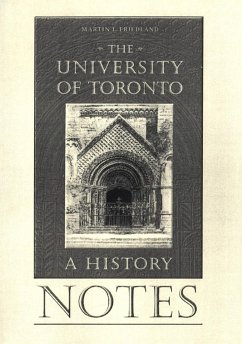 Notes to the University of Toronto - Friedland, Martin L