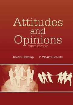 Attitudes and Opinions - Oskamp, Stuart; Schultz, P Wesley