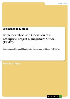 Implementation and Operation of a Enterprise Project Management Office (EPMO) - Metuge, Ekomenzoge
