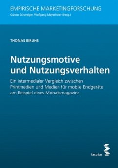 Cover Nutzungsmotive und Nutzungsverhalten