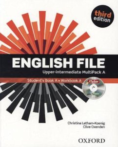 MultiPack A, Student's Book A + Workbook A + DVD-ROM iTutor with iChecker / English File, Upper-Intermediate, Third Edition
