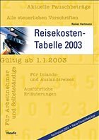 Reisekosten-Tabelle 2003